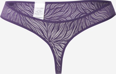 Calvin Klein Underwear String en violet, Vue avec produit