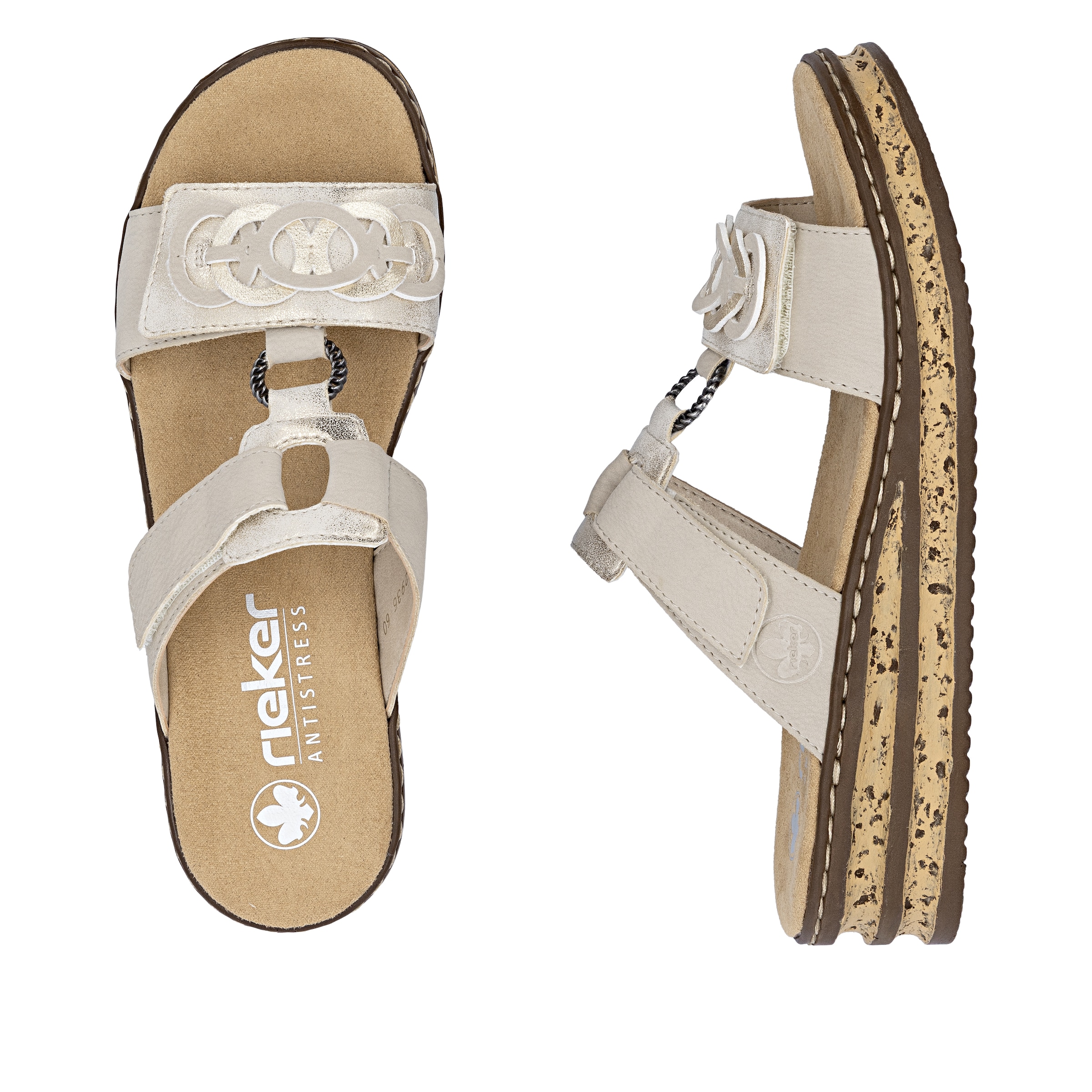 Rieker Mules in Beige