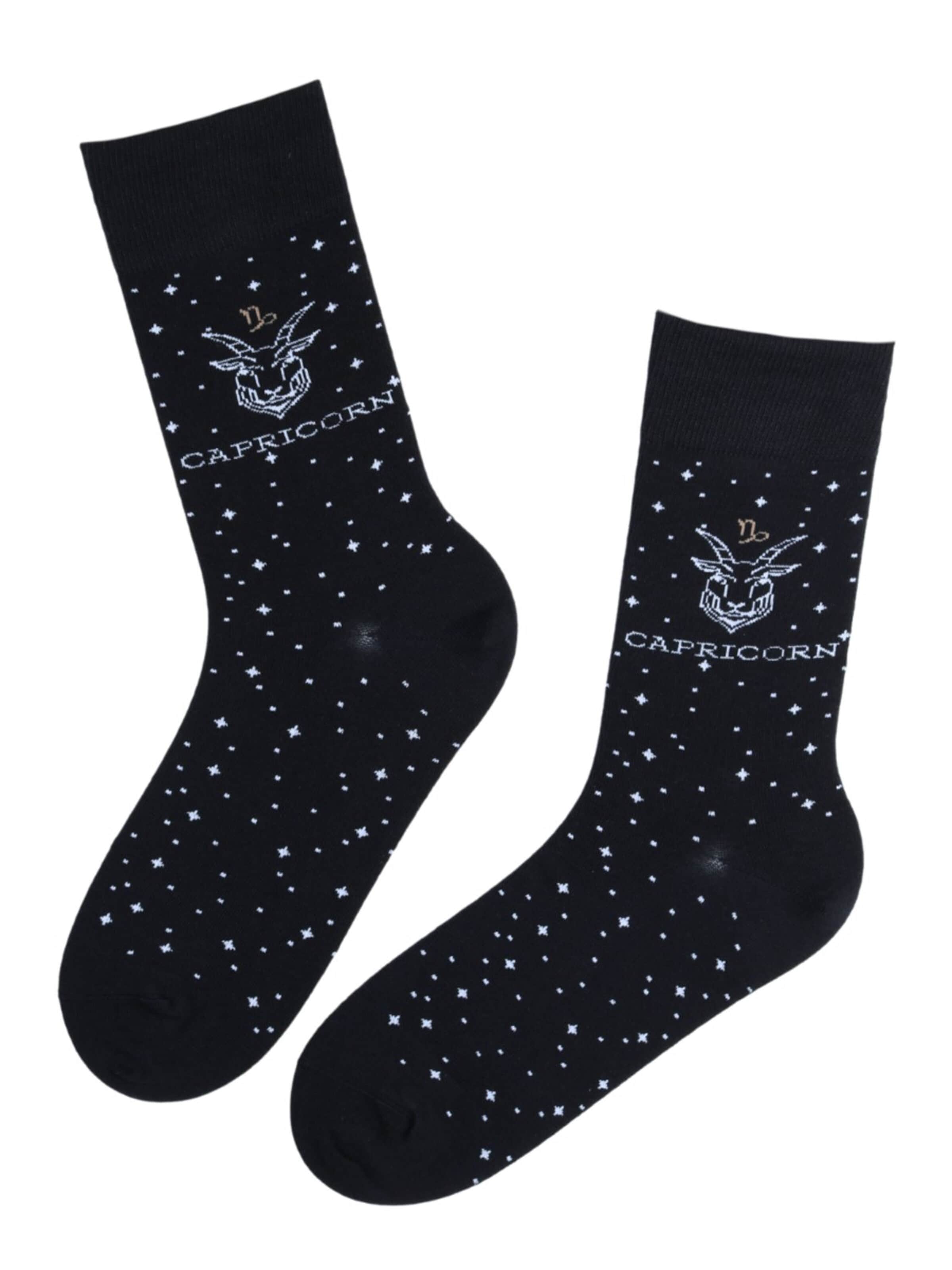 Sokisahtel - Calcetines 'CAPRICORN constellation socks' en Mezcla de colores: frente