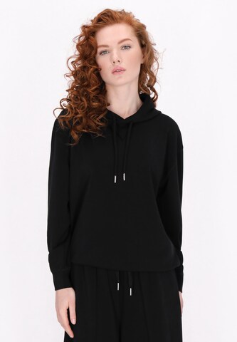 DreiMaster Klassik Sweatshirt in Zwart: voorkant