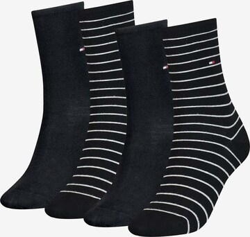 Chaussettes TOMMY HILFIGER en noir : devant