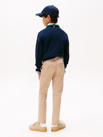 TOMMY HILFIGER Regular Trousers '1985 Collection' in Beige