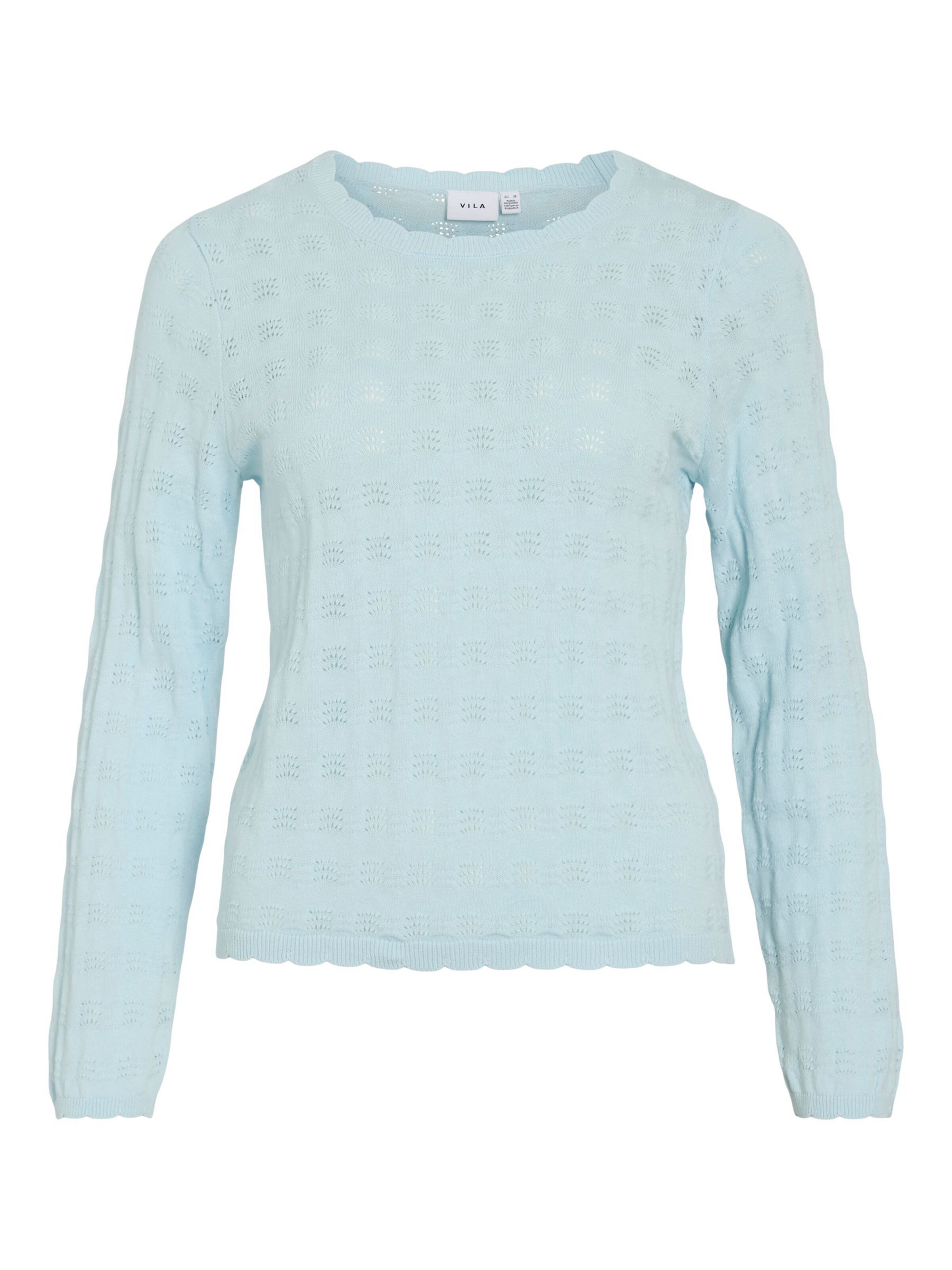 VILA Sweater 'VIAmbelle' in Blue: front