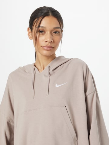 Nike Sportswear Μπλούζα φούτερ 'Swoosh' σε μπεζ