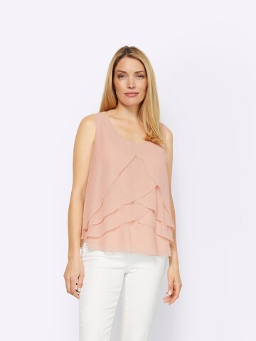 heine Blouse in Roze: voorkant