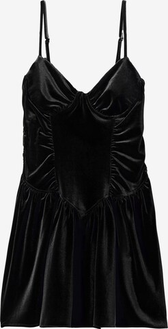 Robe de cocktail Bershka en noir : devant