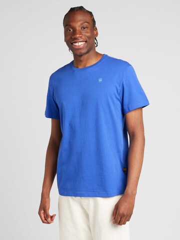 T-Shirt G-Star RAW en bleu : devant