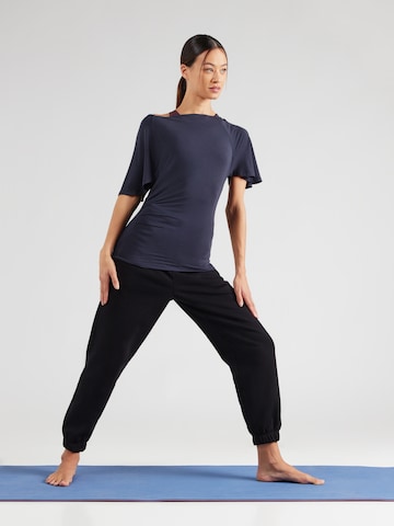 T-shirt fonctionnel CURARE Yogawear en bleu