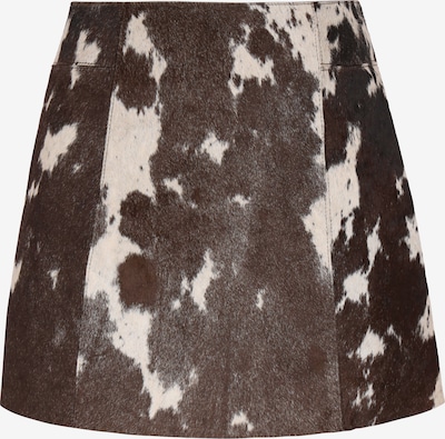 faina Sukňa - hnedá / biela ako vlna, Produkt