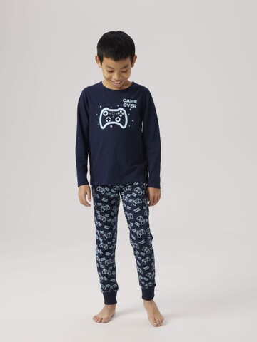 Pigiama di NAME IT in blu: frontale