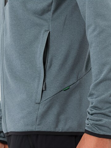 VAUDE Athletic fleece jacket 'Tekoa II' in Grey