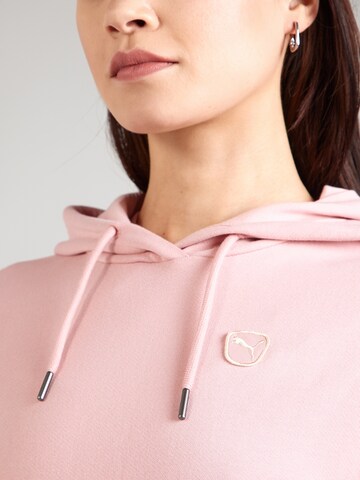 PUMA Mikina 'ESS ELEVATED' - Ružová