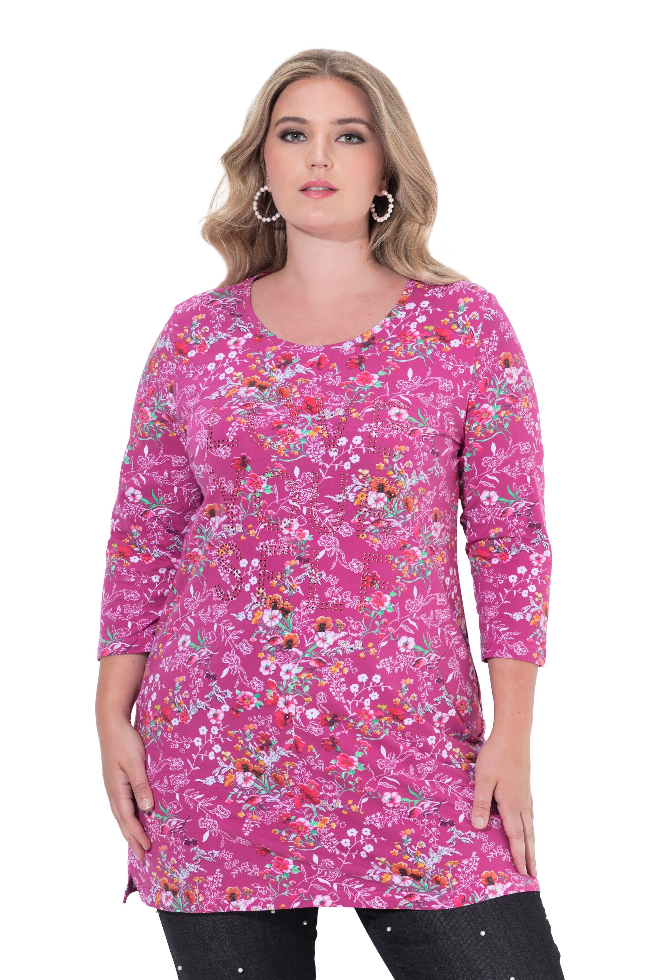 MIAMODA Shirt in Roze: voorkant