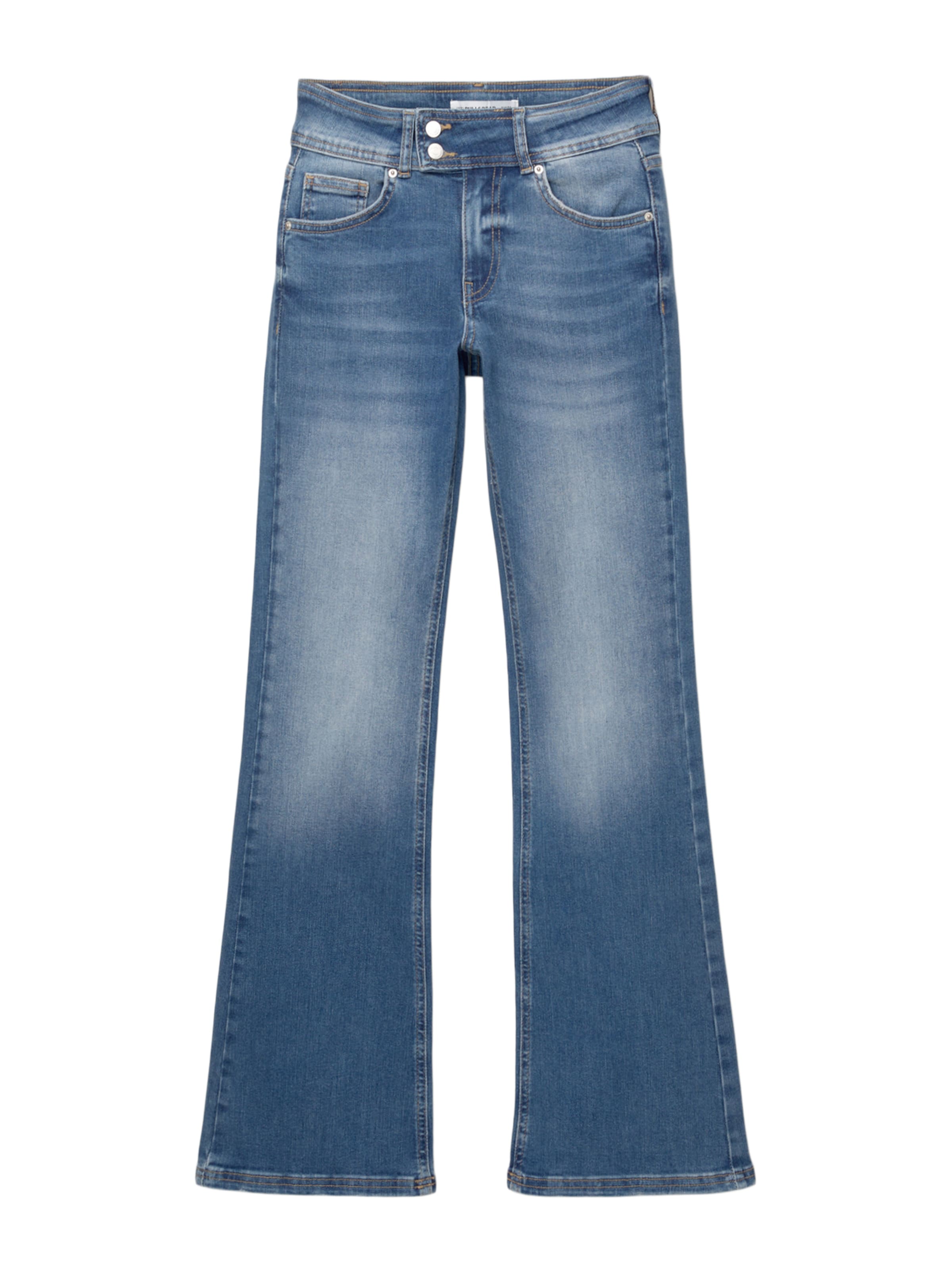 Pull&Bear Bootcut Farmer - kék: elől