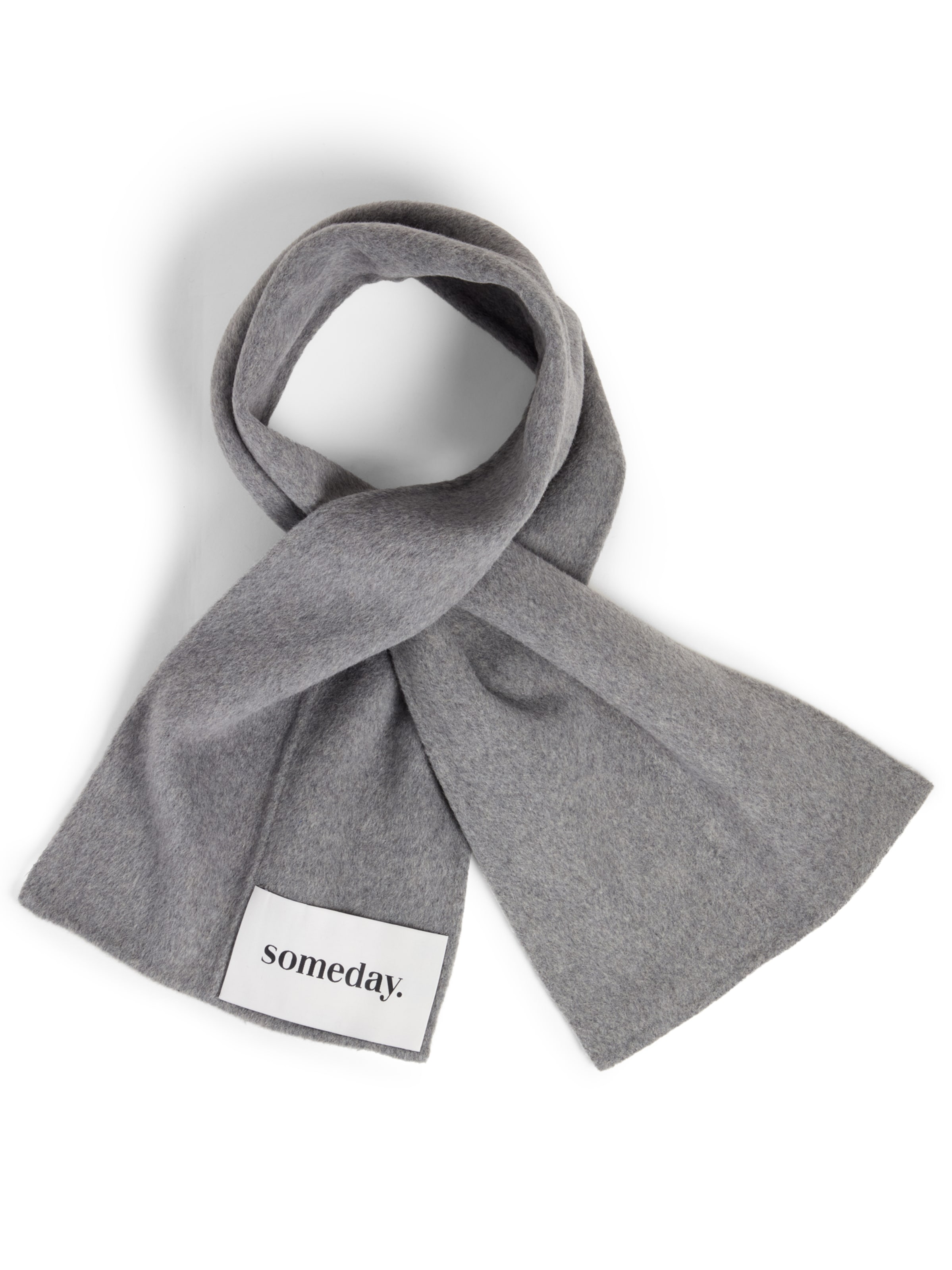 Someday Schal 'Bierka' in Grau: Vorderseite