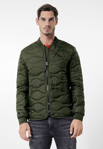 Street One MEN Between-Season Jacket in Green: front