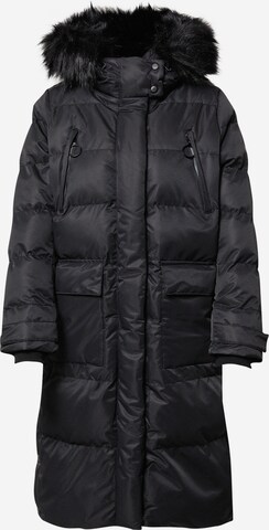 Whistler Outdoor Coat in Black: front