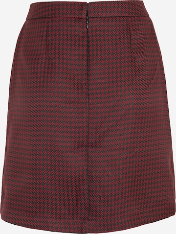 Pieces Tall Skirt in Red