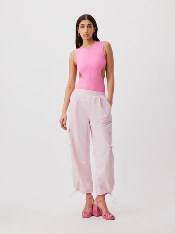 LeGer by Lena Gercke Shirt Bodysuit 'Viviana' in Pink