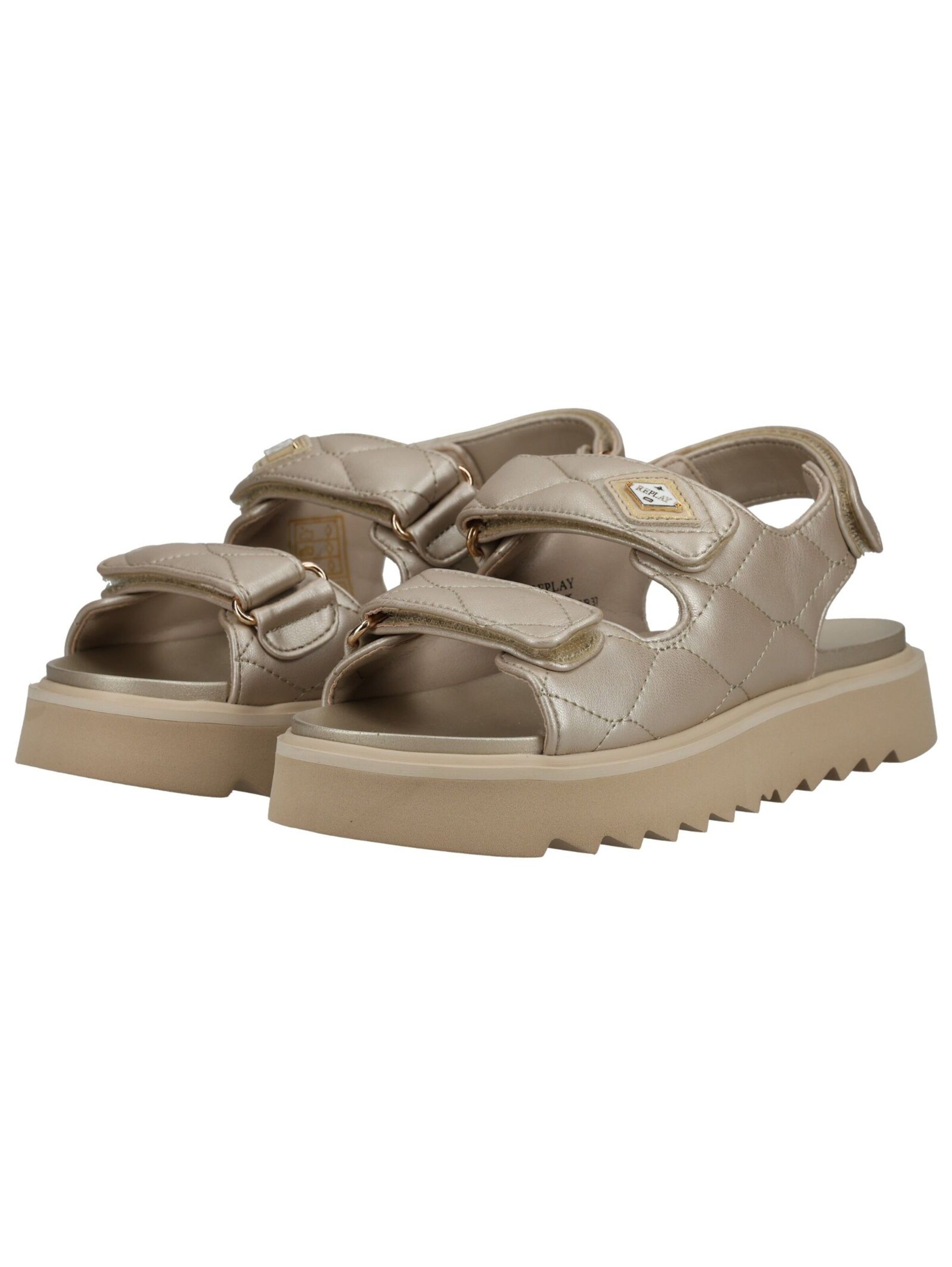 REPLAY Sandalen met riem in Beige