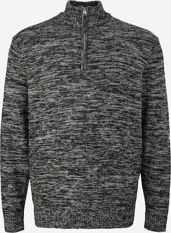 s.Oliver Men Big Sizes Sweater in Grey: front