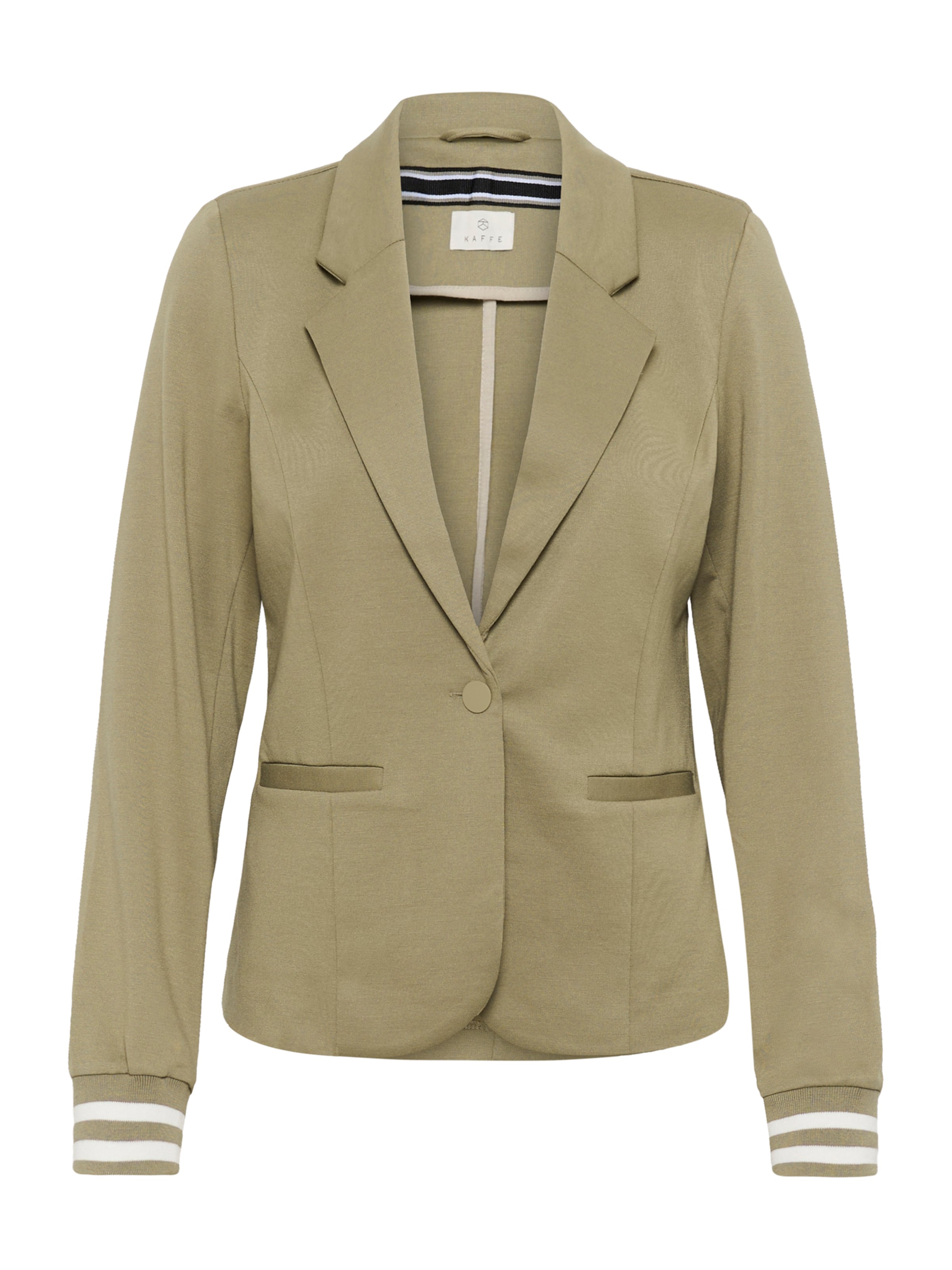 Kaffe Bleiser 'Kinnie', värv roheline: eest vaates