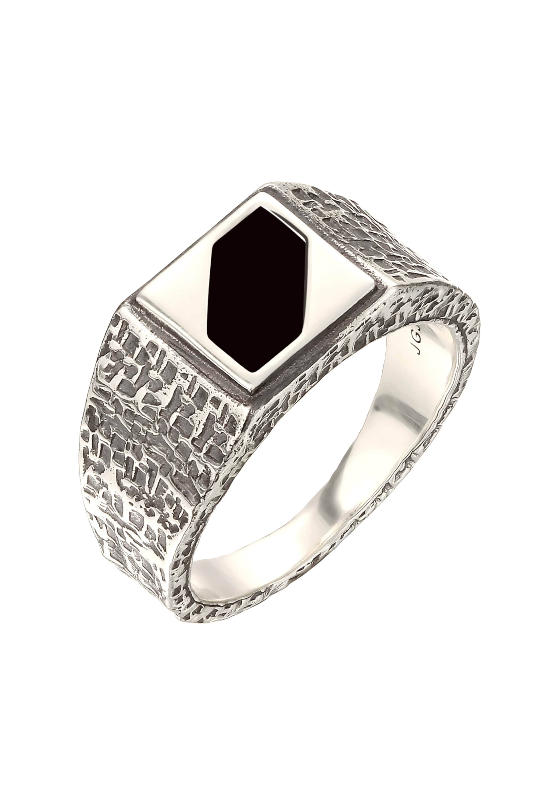 KUZZOI Ring in Silber: Vorderseite