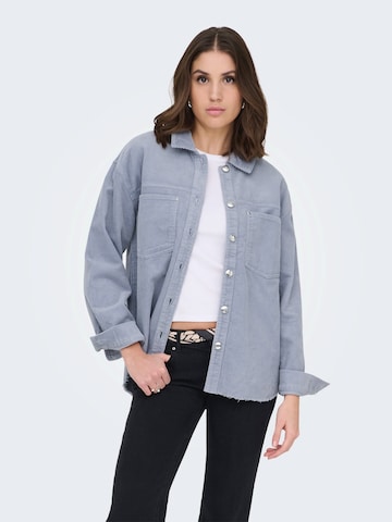 Chemisier 'ONLMaiko-Bitten' ONLY en bleu : devant