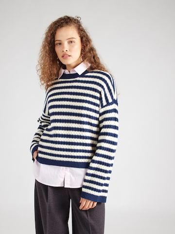 Y.A.S Pullover 'BLUES' i blå: forside