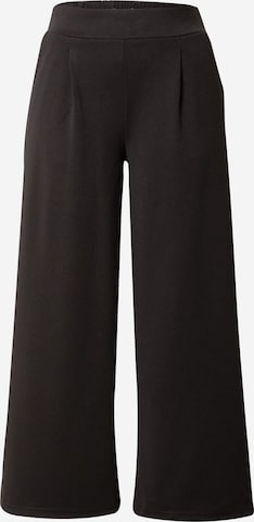 ICHI Wide Leg Laskoshousut 'Kate' värissä musta: etupuoli