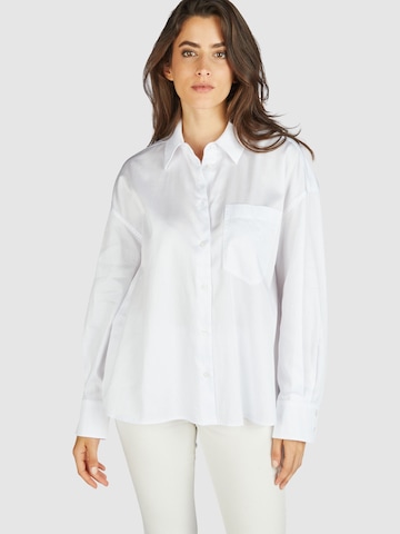 MARC AUREL Blouse in White: front