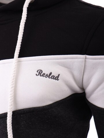 Reslad Sweatjacke 'Sweatjacke Zipper 3-Colors' in Grau