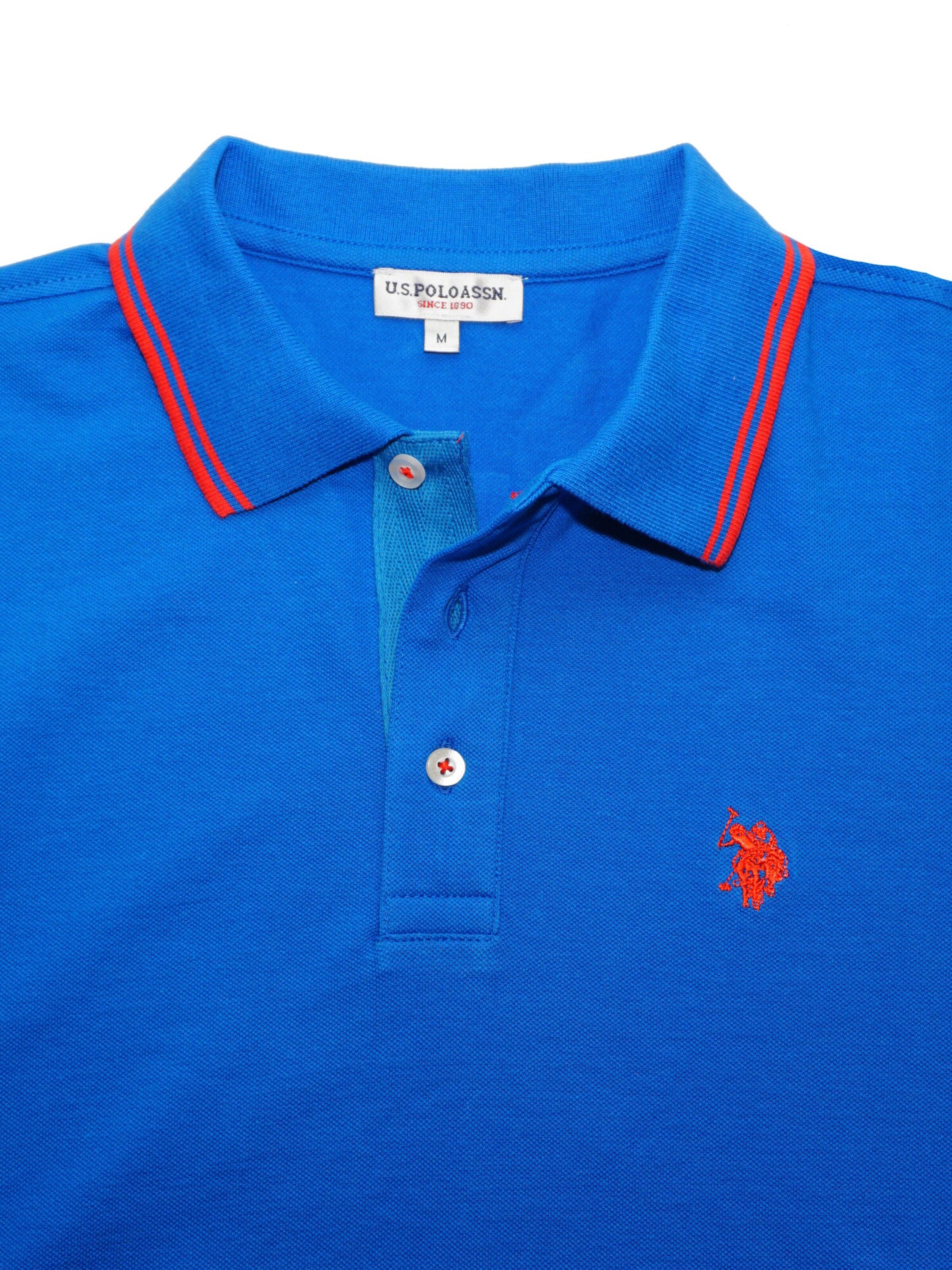 U.S. POLO ASSN. Poloshirt 'Barney' in Blau