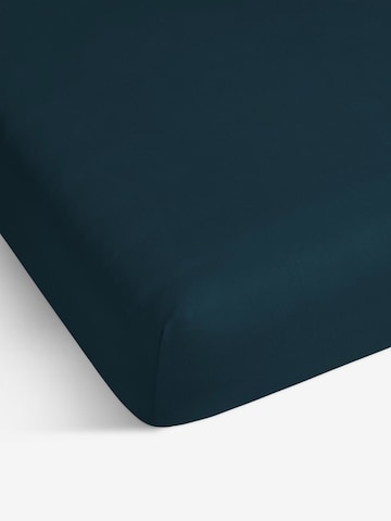 Aspero Bed Sheet in Blue: front