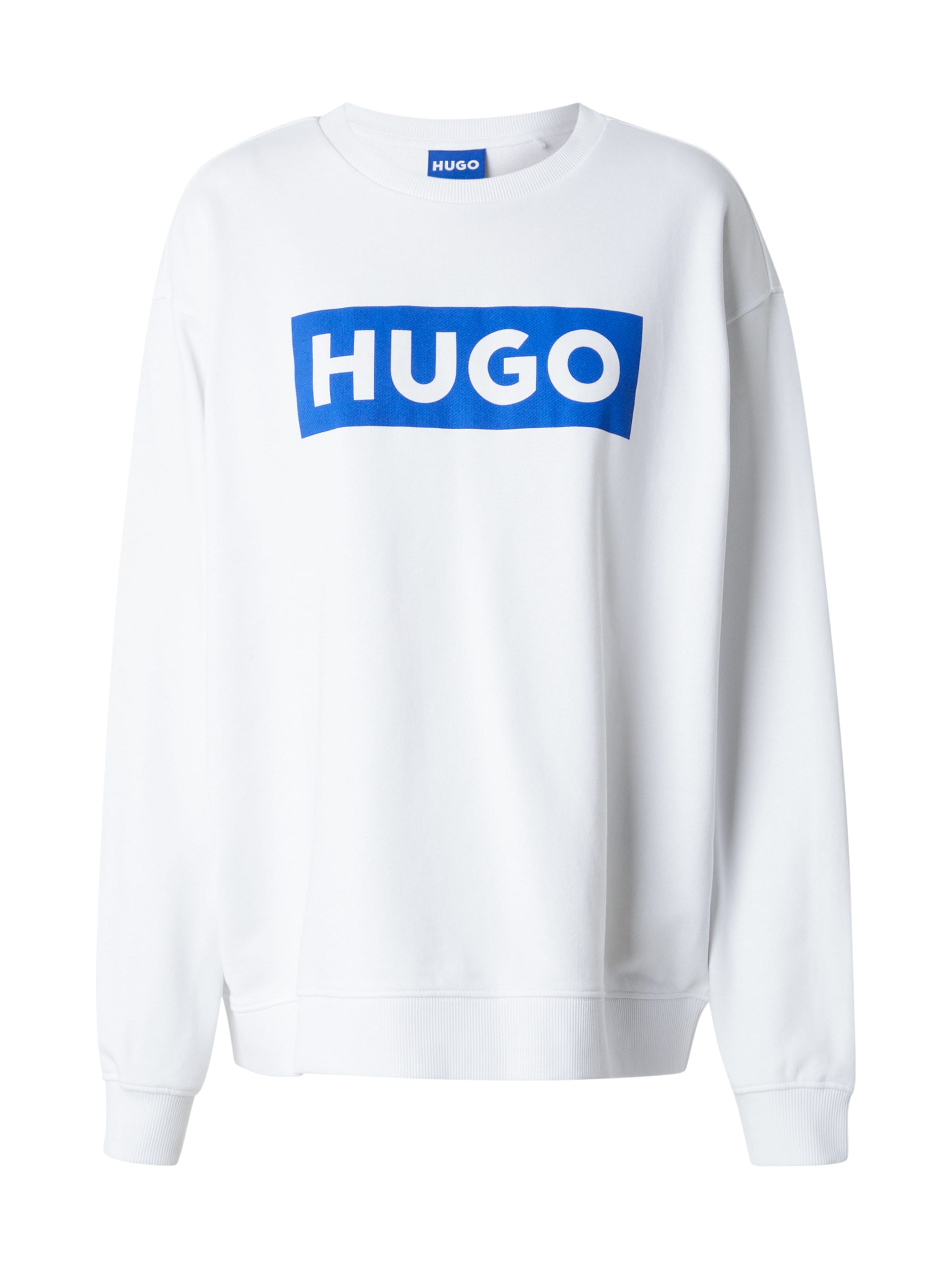 HUGO Sweatshirt &#x27;Classic&#x27; in Wit: voorkant