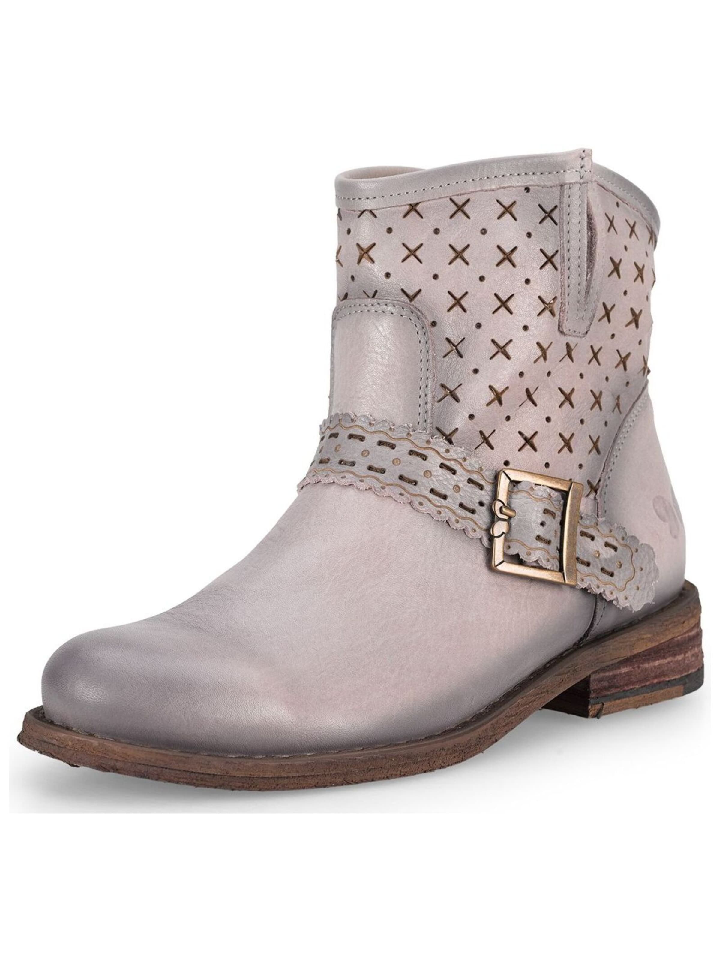 FELMINI Enkellaarsjes in Lila: voorkant