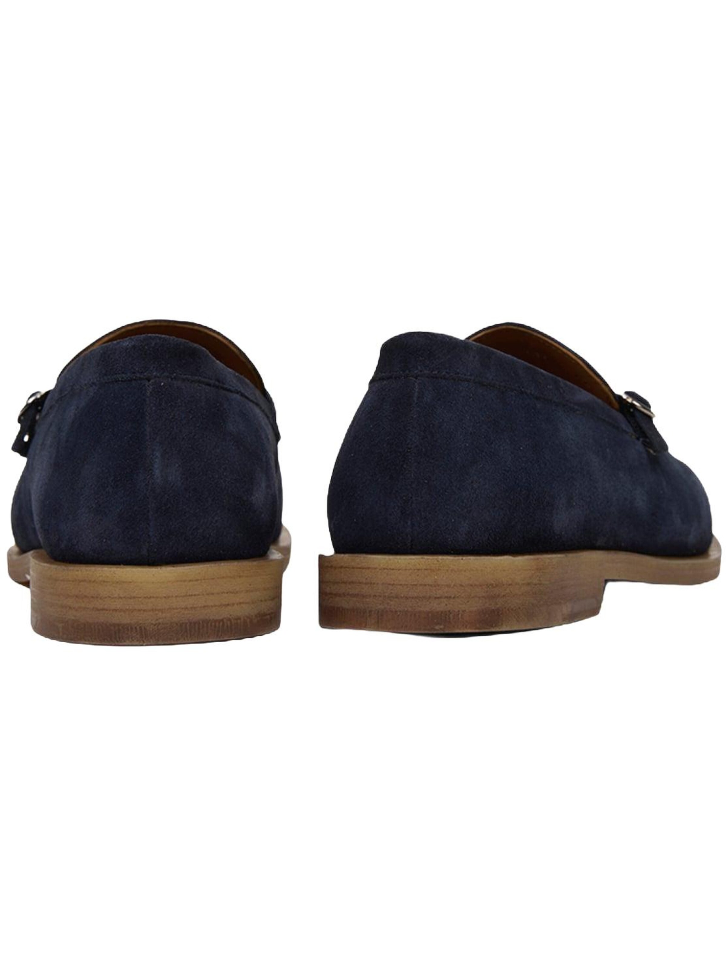 Desa Moccasins 'DESA Herren-Wildlederslipper mit Metalldetails' in Blue