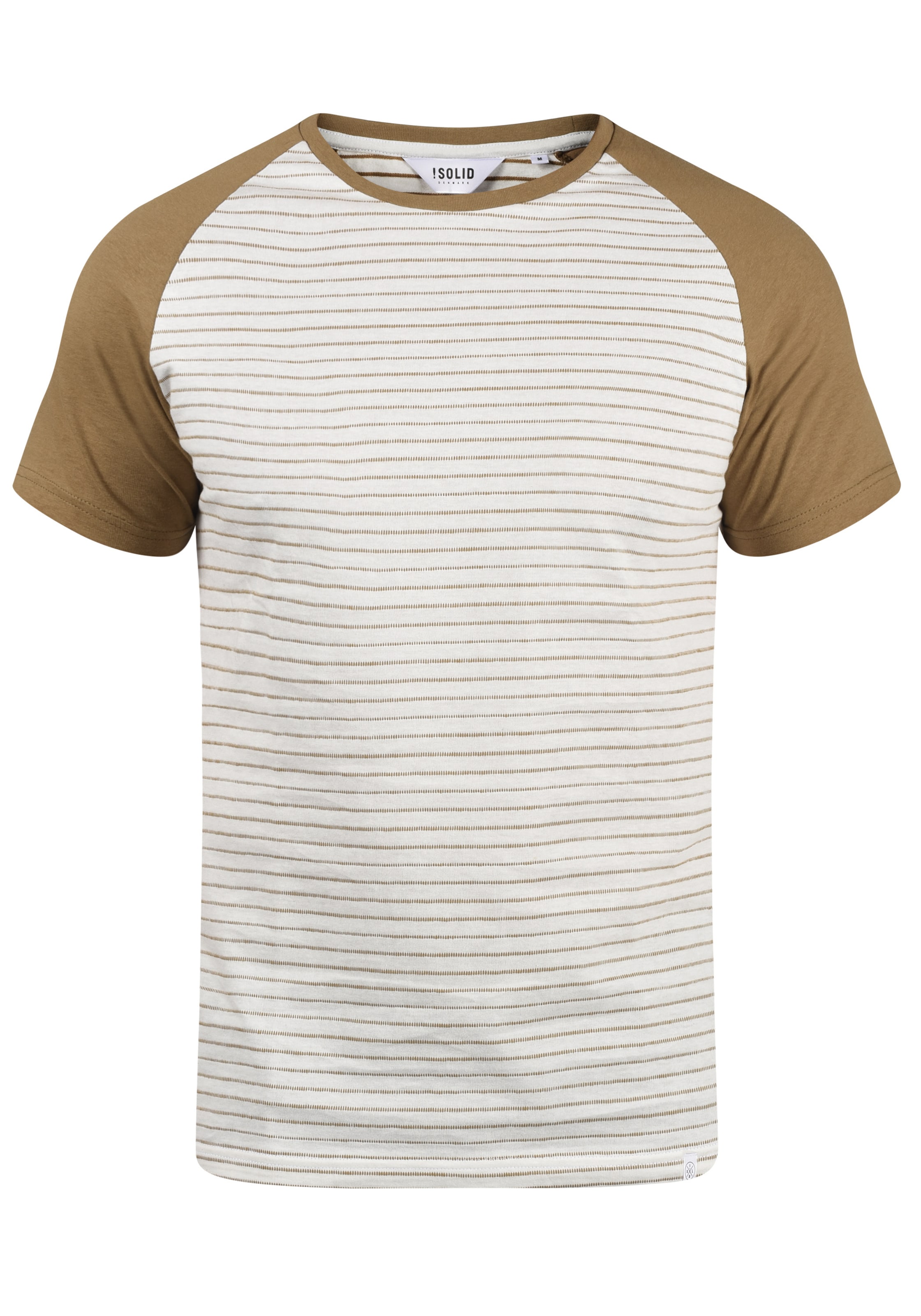 Männer Shirts  Solid T-Shirt 'Sten' in Braun - IS21083