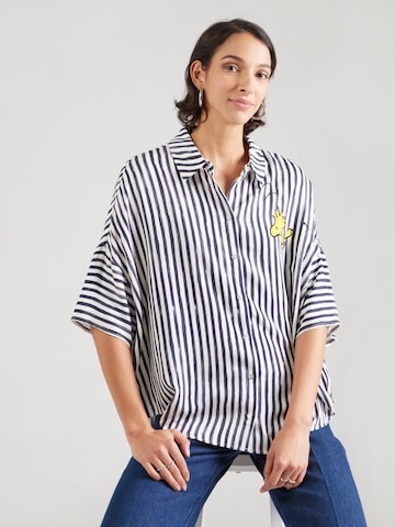 Bluză 'Peanuts' de la PRINCESS GOES HOLLYWOOD pe albastru: față