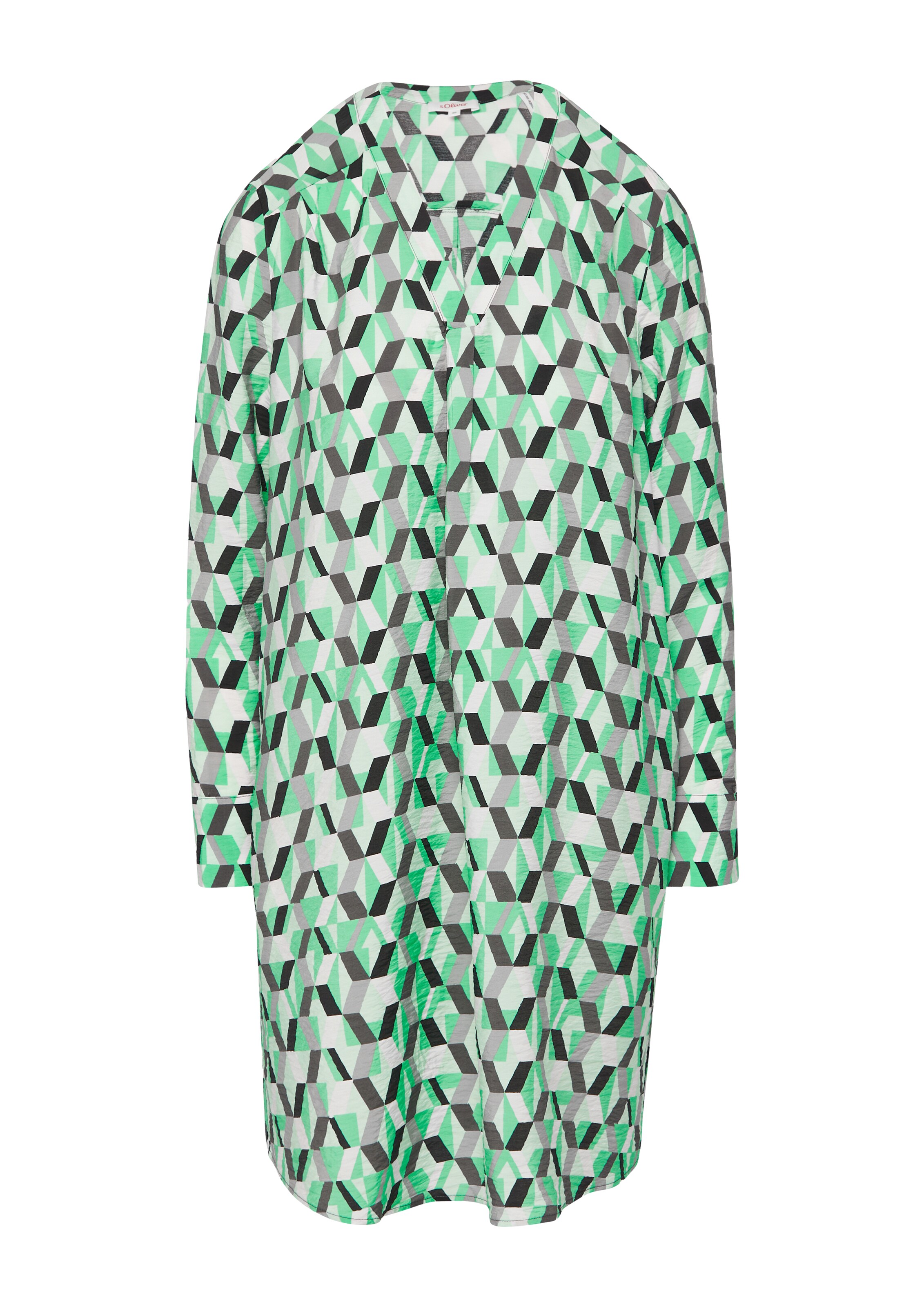 s.Oliver Kleid in Grün: Vorderseite