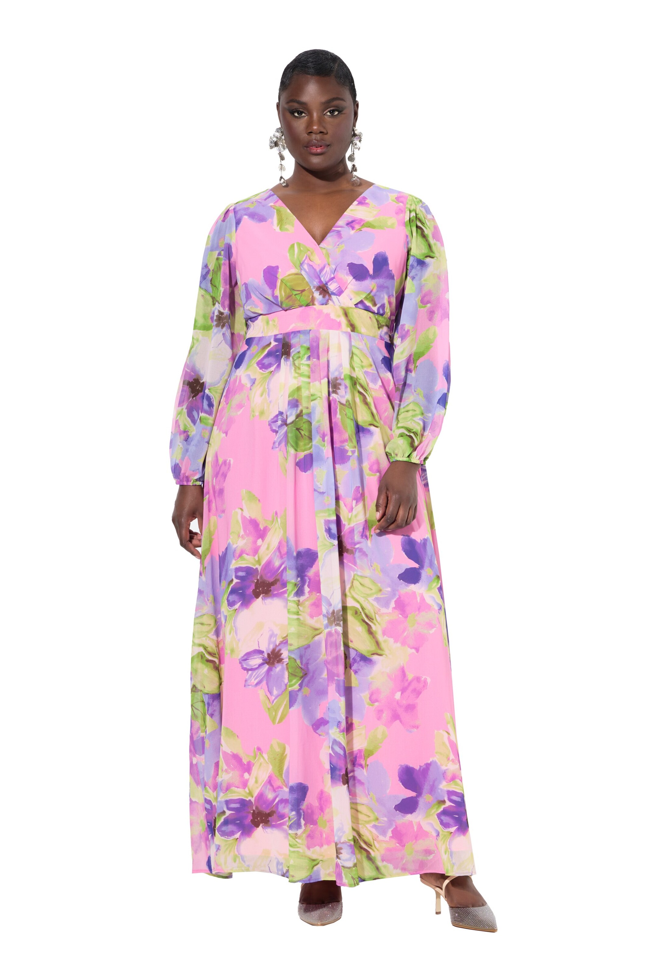 Ulla Popken Kleid in Pink: Vorderseite