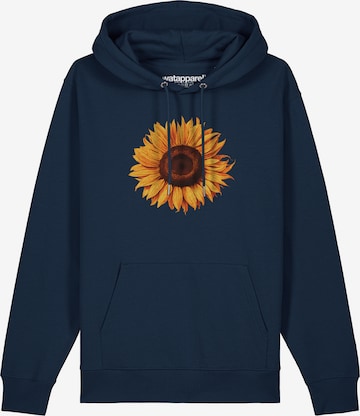Watapparel Sweatshirt ' Sonnenblume ' in Blau: Vorderseite