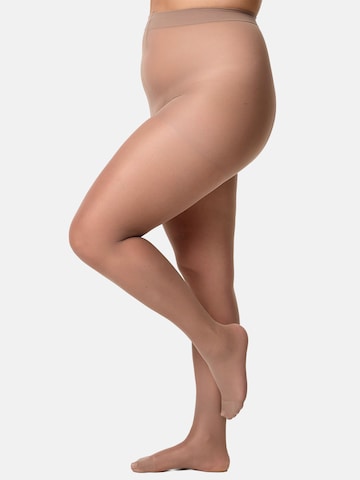 Nur Die Fine tights ' Fit in Form Große Größen 40 DEN ' in Beige