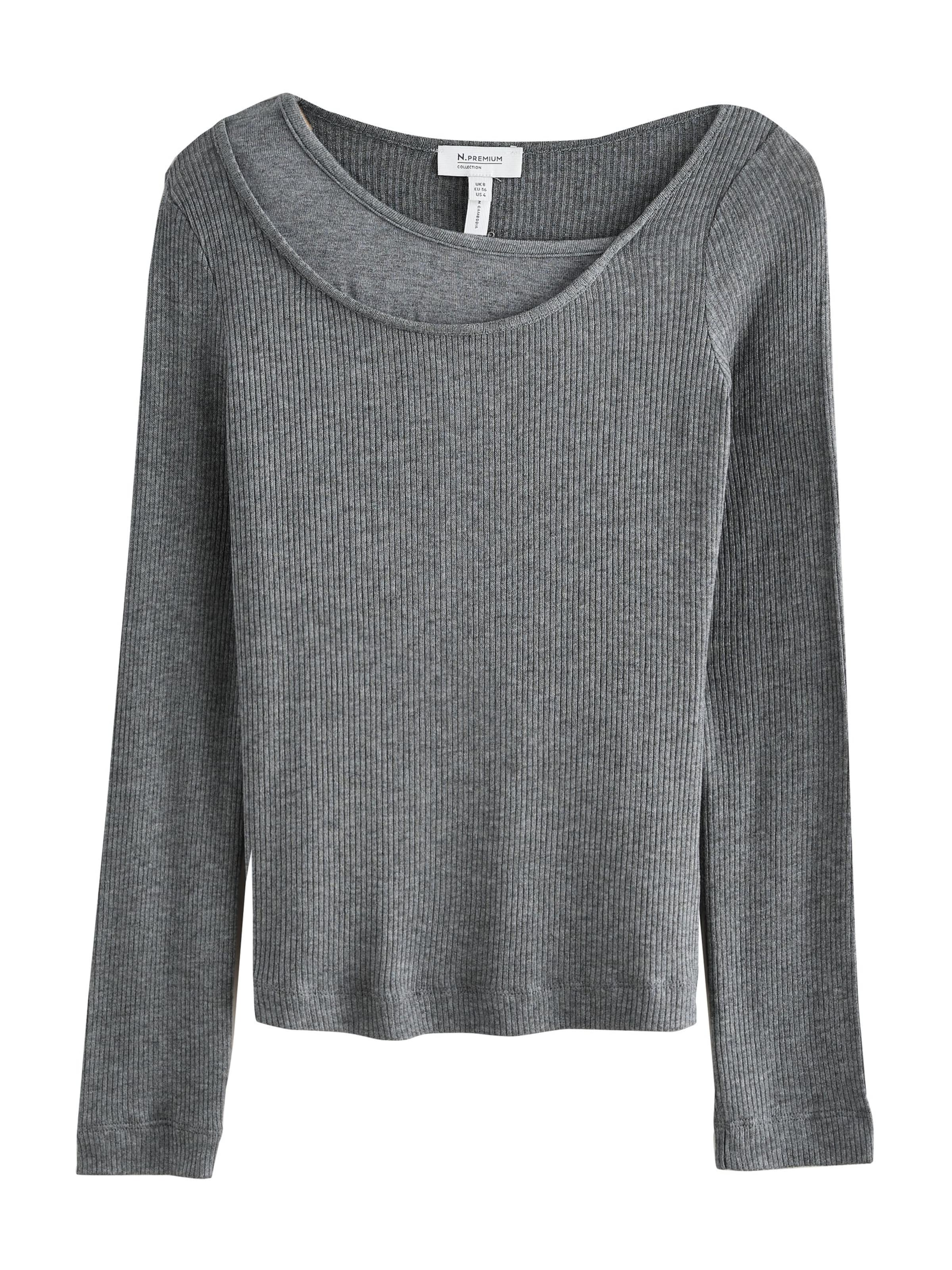 Next Shirts 'N.Premium' i grå: forside