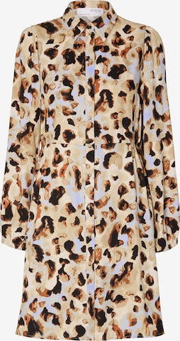 SELECTED FEMME Shirt Dress 'Slaila' in Brown: front