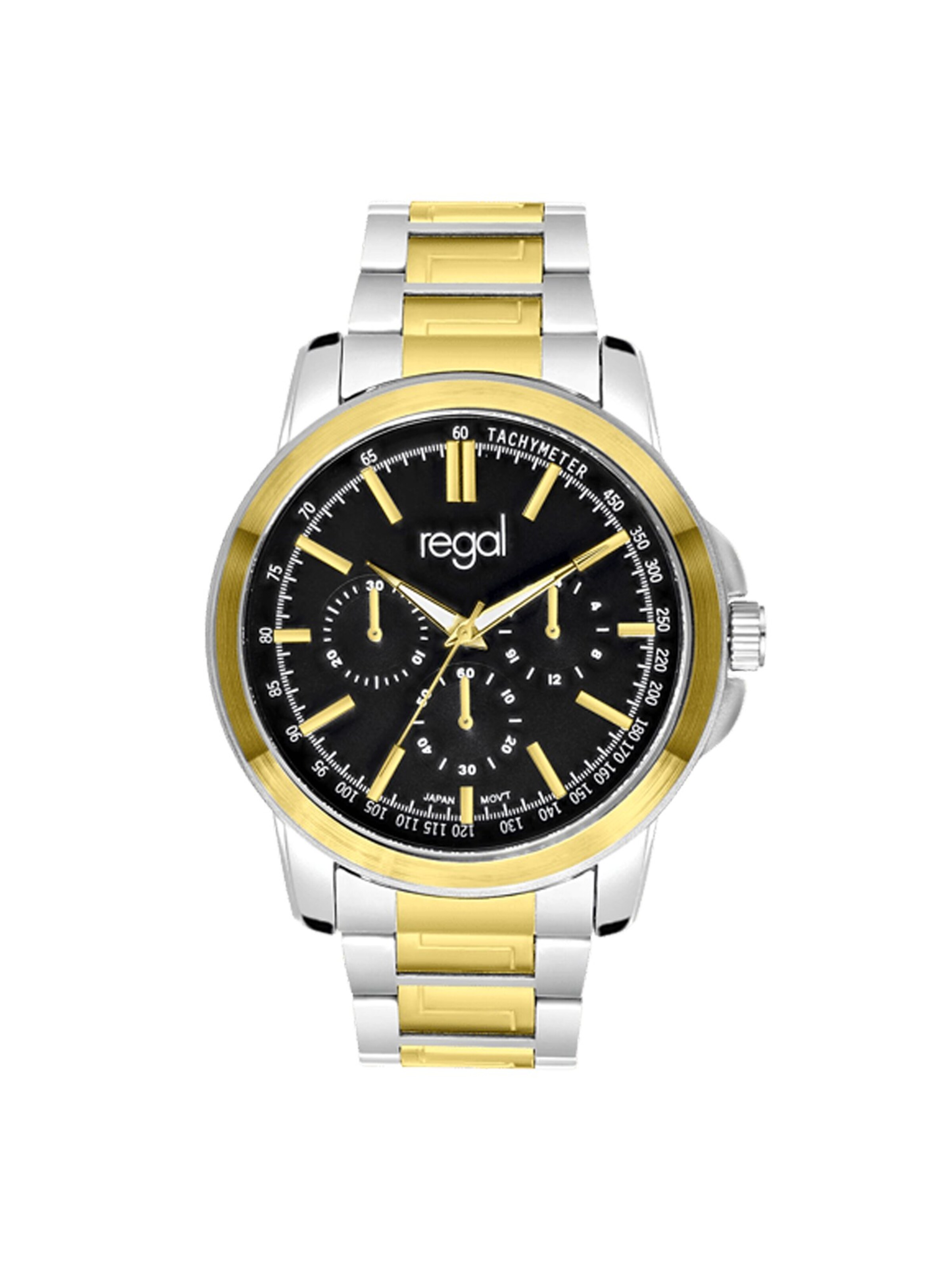 Montre à affichage analogique 'Klassisch' Lucardi en or : devant