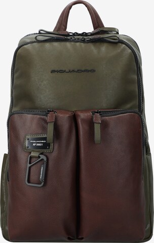 Piquadro Backpack 'Harper' in Green: front