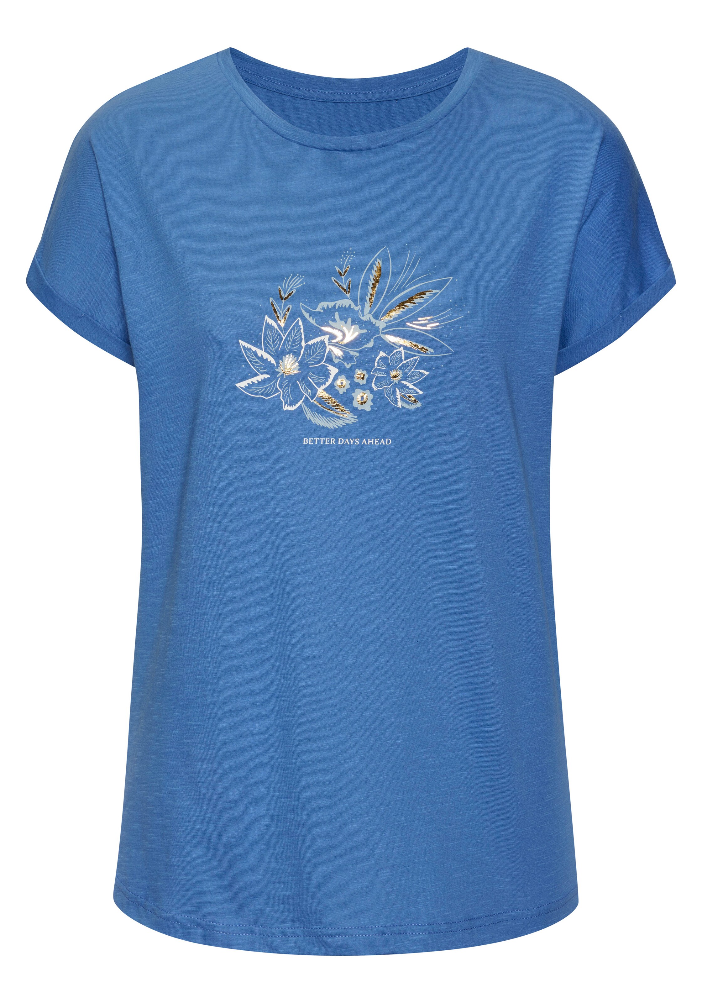 zils VIVANCE T-Krekls: no priekšpuses