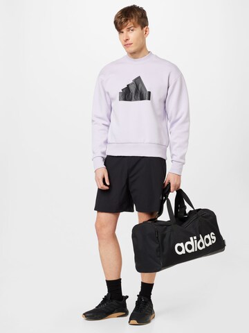 ADIDAS SPORTSWEAR Athletic Sweatshirt 'Future Icons Badge Of Sport' in Purple