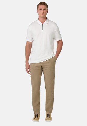 Coupe slim Pantalon à pince Boggi Milano en gris